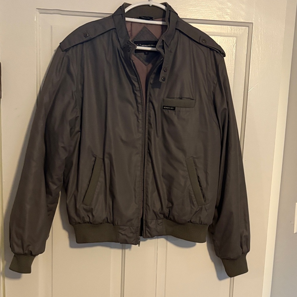 Members Only Olive Bomber Jacket‎